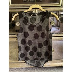 Miss Selfridge Polka Dot Tank Top